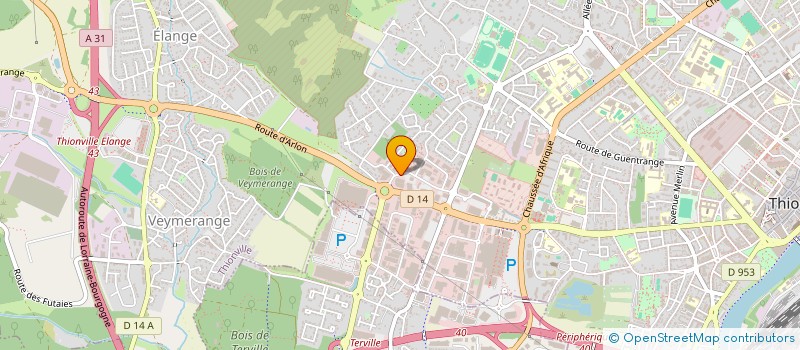 localisation de l'entreprise SB2L  THIONVILLE