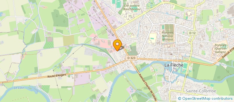 localisation de l'entreprise SB2L LOGISTIQUE à LA FLECHE