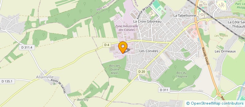 localisation de l'entreprise SB3L GROUP à VERNOUILLET