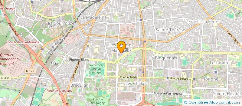 localisation de l'entreprise SB5  RENNES