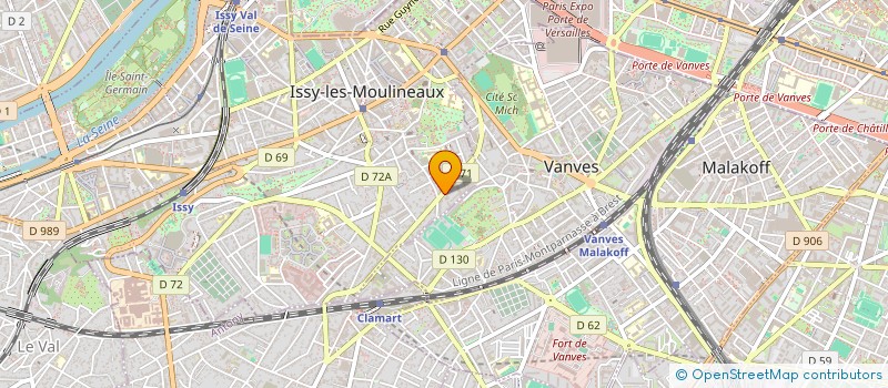 localisation de l'entreprise SB88 à ISSY-LES-MOULINEAUX