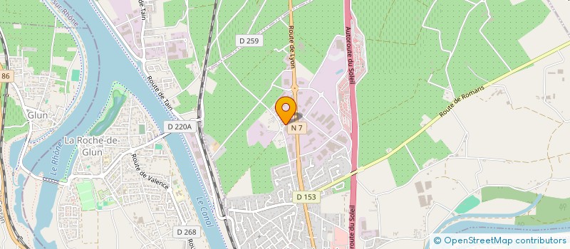 localisation de l'entreprise SBA 2 à PONT-DE-L'ISERE