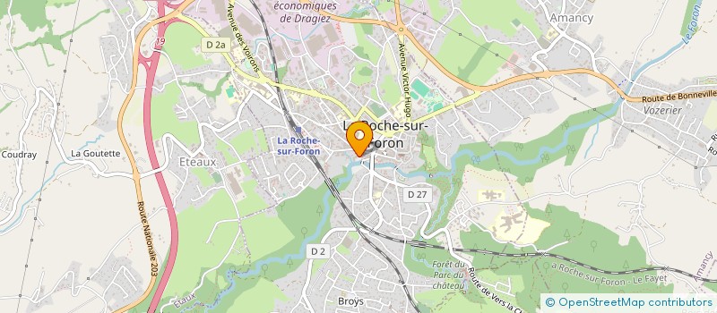 localisation de l'entreprise SBA  LA ROCHE-SUR-FORON