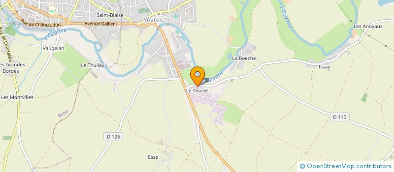 localisation de l'entreprise SBA à YEVRES