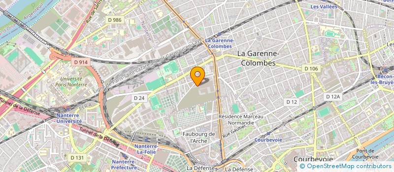 localisation de l'entreprise SBA à LA GARENNE-COLOMBES