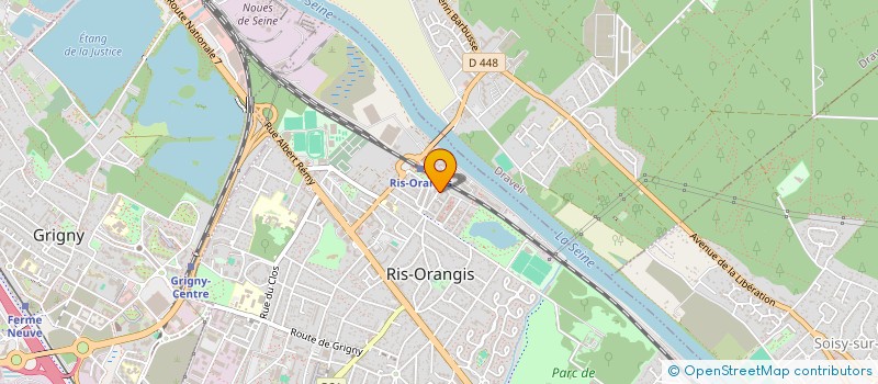 localisation de l'entreprise SBA AUTOMOBILE à RIS-ORANGIS