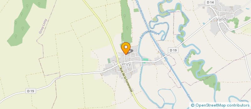 localisation de l'entreprise SBA COUVERTURE  VOUZIERS