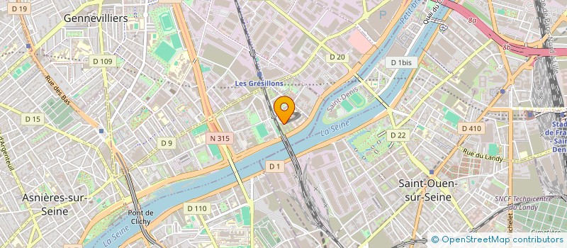 localisation de l'entreprise SBA GROUP  ASNIERES-SUR-SEINE