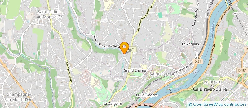 localisation de l'entreprise SBA IMMO  SAINT-CYR-AU-MONT-D'OR