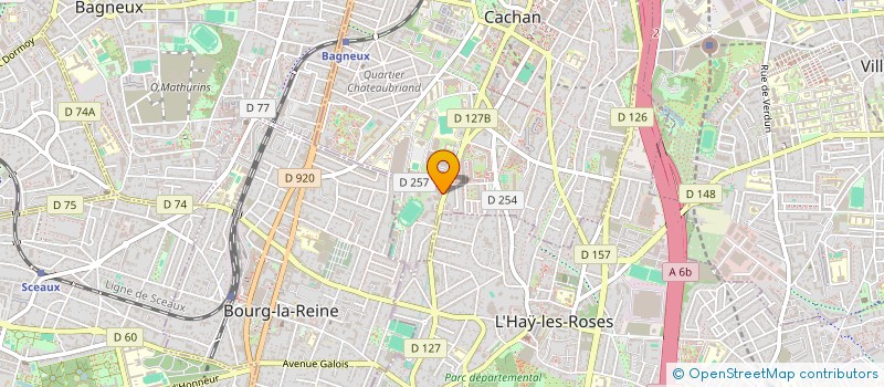 localisation de l'entreprise SBA INGENIERIE à CACHAN