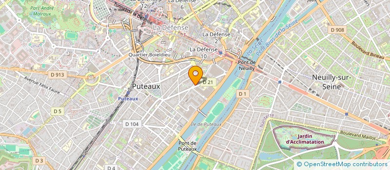 localisation de l'entreprise SBA JEUX à PUTEAUX