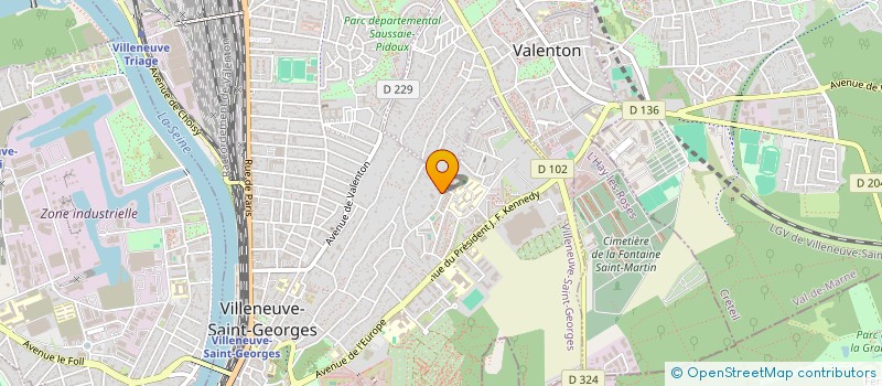 localisation de l'entreprise SBA SERVICES à VILLENEUVE-SAINT-GEORGES