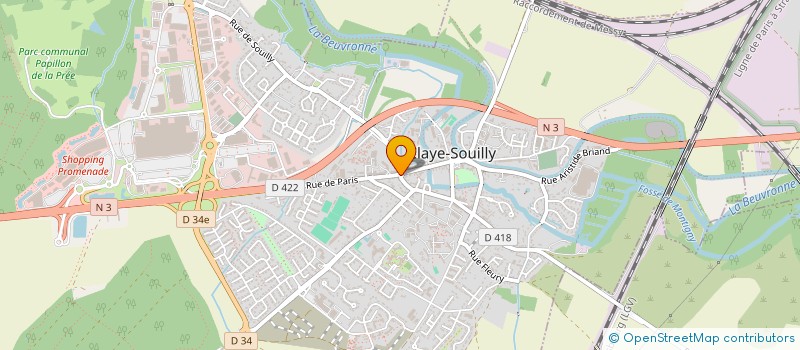 localisation de l'entreprise SBAI  CLAYE-SOUILLY