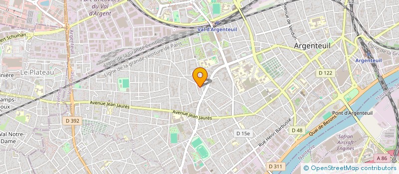 localisation de l'entreprise SBAI ARMATURE  ARGENTEUIL