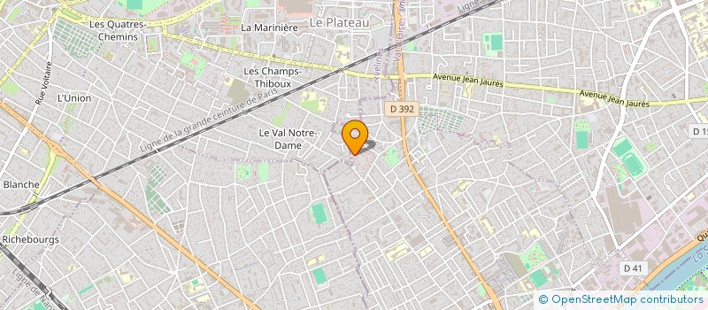 localisation de l'entreprise SBAI ELEC à BEZONS