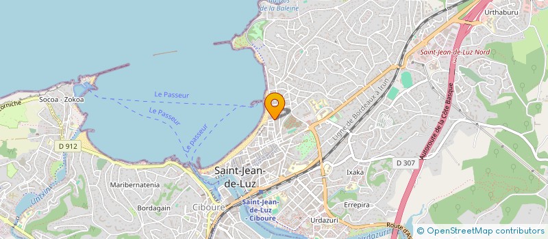 localisation de l'entreprise SBALDI HELENE RAVIX PHILIPPE à SAINT-JEAN-DE-LUZ