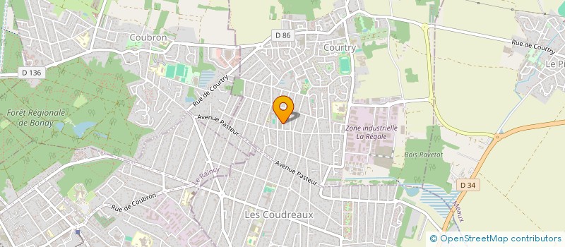 localisation de l'entreprise SBALU à COURTRY