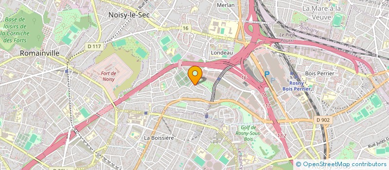 localisation de l'entreprise SBAM à NOISY-LE-SEC