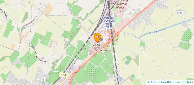 localisation de l'entreprise SBAP à SAINT-MARCEL-LES-VALENCE