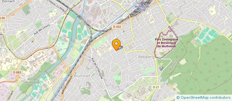 localisation de l'entreprise SBARTON  MULHOUSE