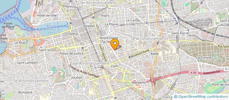 localisation de l'entreprise SBAS STAR IS BORN ACADEMY STUDIO  MARSEILLE