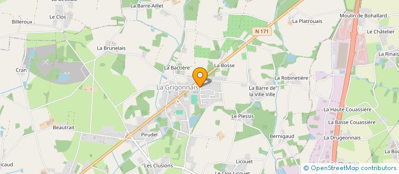 localisation de l'entreprise SBATA  LA GRIGONNAIS