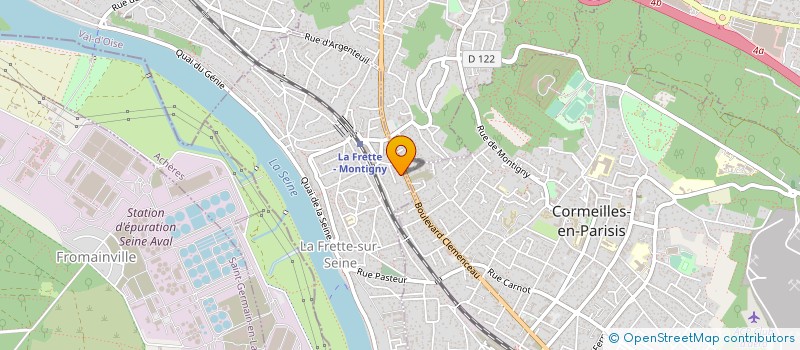 localisation de l'entreprise SBB  LA FRETTE-SUR-SEINE