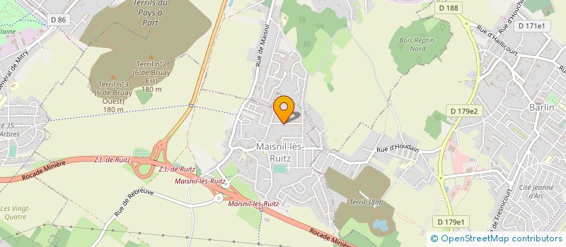 localisation de l'entreprise SBB  MAISNIL-LES-RUITZ