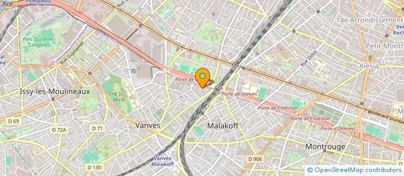 localisation de l'entreprise SBB EVENTS à VANVES