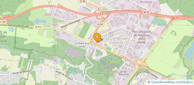 localisation de l'entreprise SBB INGENIERIE à ELANCOURT