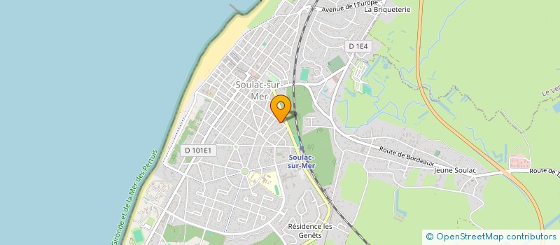 localisation de l'entreprise SBB OCEAN à SOULAC-SUR-MER