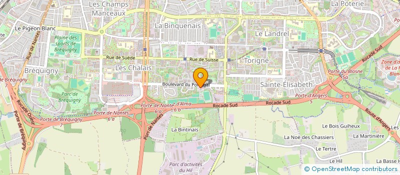 localisation de l'entreprise SBBA : SYNDICAT CFDT BRETON DES BANQUES ET DES ASSURANCES  RENNES