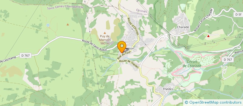 localisation de l'entreprise SBBOX63  SAINT-GENES-CHAMPANELLE