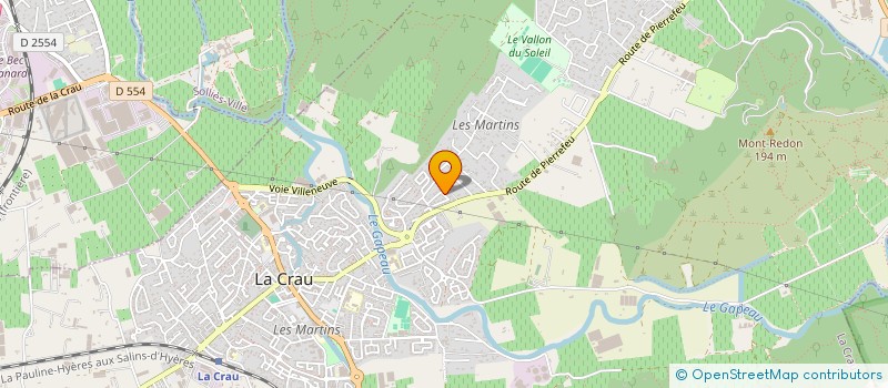 localisation de l'entreprise SBBS CONSULT'IN  LA CRAU