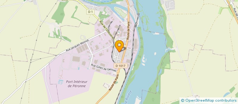 localisation de l'entreprise SBC à PERONNE