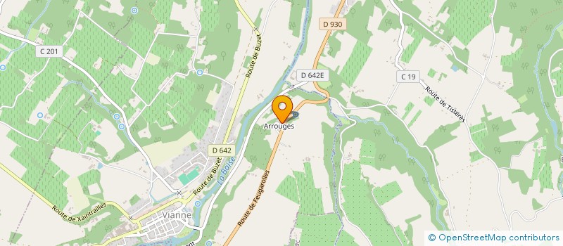 localisation de l'entreprise SBC  VIANNE