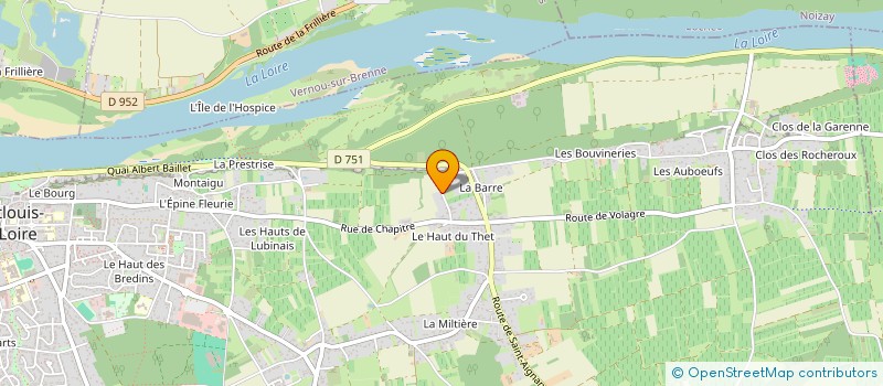 localisation de l'entreprise SBC à MONTLOUIS-SUR-LOIRE