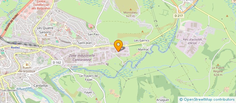 localisation de l'entreprise SBC  ONET-LE-CHATEAU