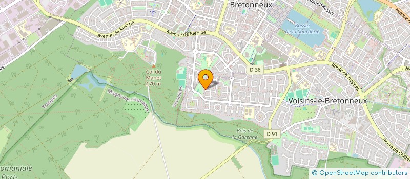 localisation de l'entreprise SBC  VOISINS-LE-BRETONNEUX