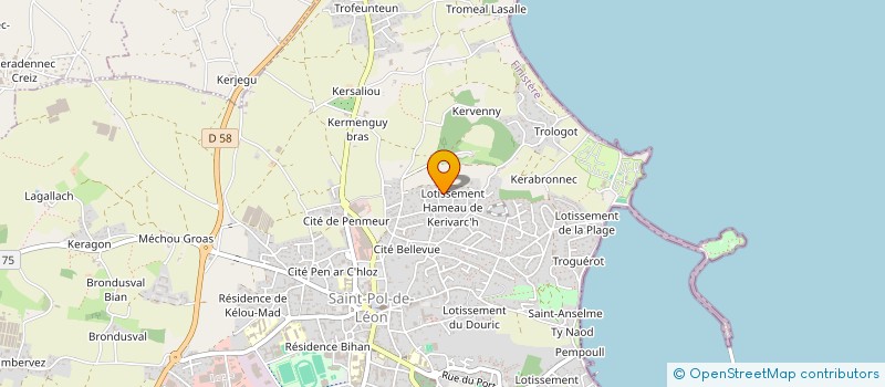 localisation de l'entreprise SBC  SAINT-POL-DE-LEON