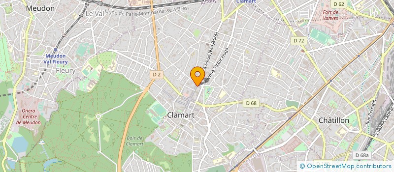 localisation de l'entreprise SBC AUDIO à CLAMART