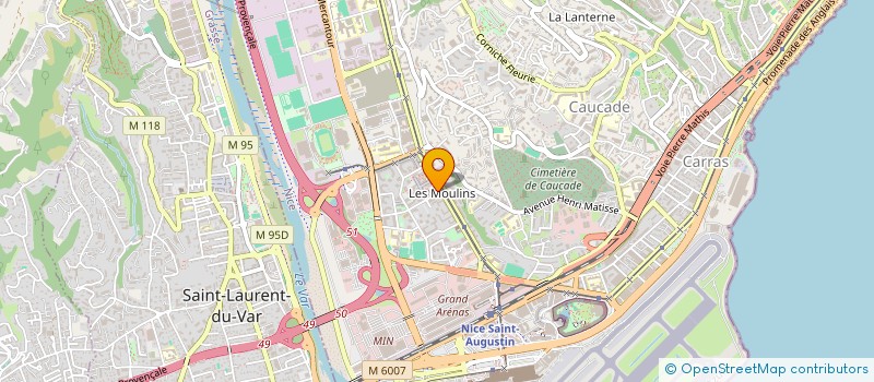 localisation de l'entreprise SBC BAT 06  NICE