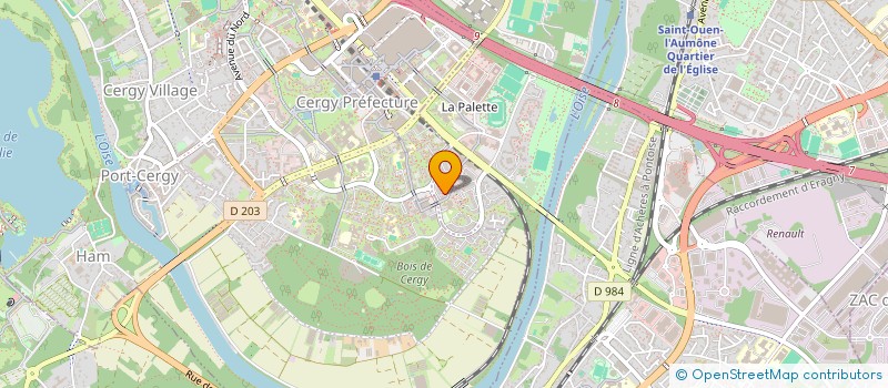 localisation de l'entreprise SBC &CO  PONTOISE