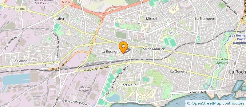 localisation de l'entreprise SBC IMMOBILIER  LA ROCHELLE