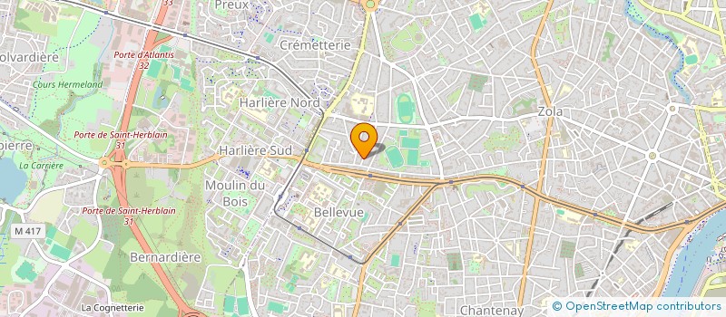 localisation de l'entreprise SBC PATRIMOINE à NANTES