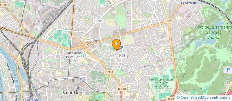 localisation de l'entreprise SBC PLOMBERIE  SAINT-DENIS