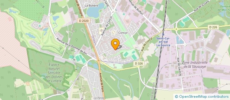 localisation de l'entreprise SBC - SERGE BOITARD CONSULTING à ORLEANS