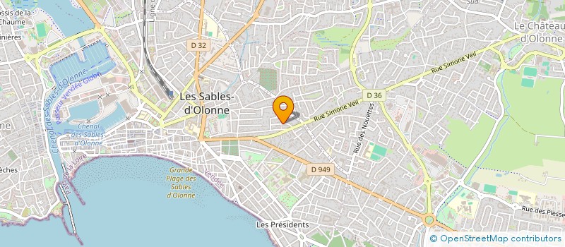 localisation de l'entreprise SBC2 à LES SABLES D'OLONNE