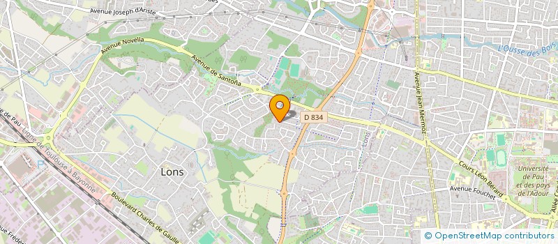 localisation de l'entreprise SBCA à LONS