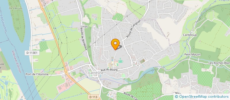 localisation de l'entreprise SBCD INVEST  LATRESNE